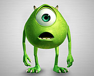 Green Monster Cartoon Character [Monsters]