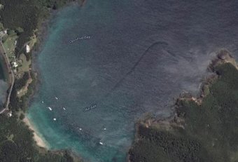 Lake Monster on Google Earth