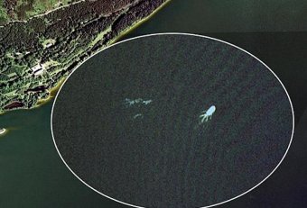 Loch Ness Monster satellite image