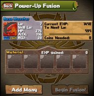 Puzzle and Dragons power-up-fusion