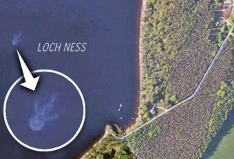 Loch Ness Monster from space