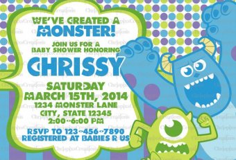 Monsters Inc. Baby Shower