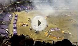 Monster Jam 2015 New Orleans Superdome Max D Brings Down